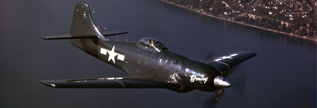 Первый опытный истребитель XF8B-1, который после завершения официальных испытаний был оставлен на фирме «Боинг»